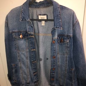 oversized jean jacket